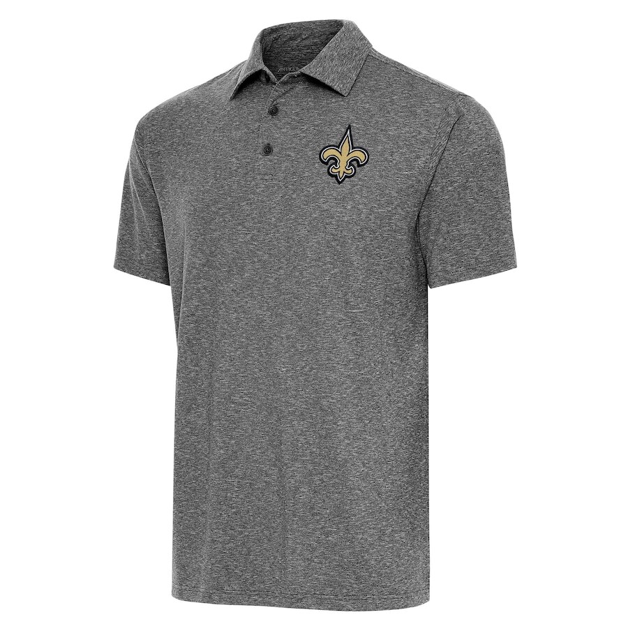 

Поло с коротким рукавом Antigua New Orleans Saints, черный