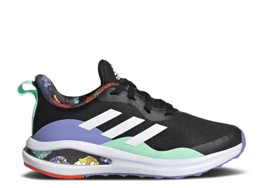 

Кроссовки adidas FortaRun J, цвет Floral Black Pulse Mint