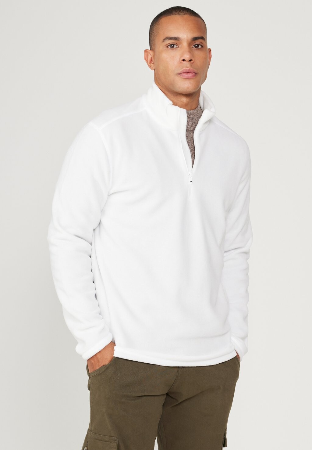 

Флис STANDARD FIT AC&CO / ALTINYILDIZ CLASSICS, белый