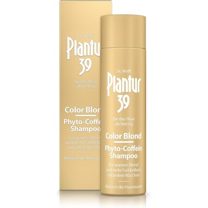 

39 Color Blonde Шампунь с фитокофеином, 250 мл, Plantur