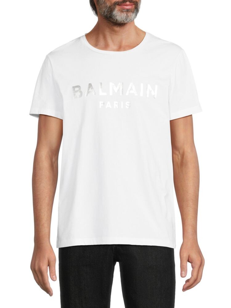 

Футболка с логотипом Balmain, белый