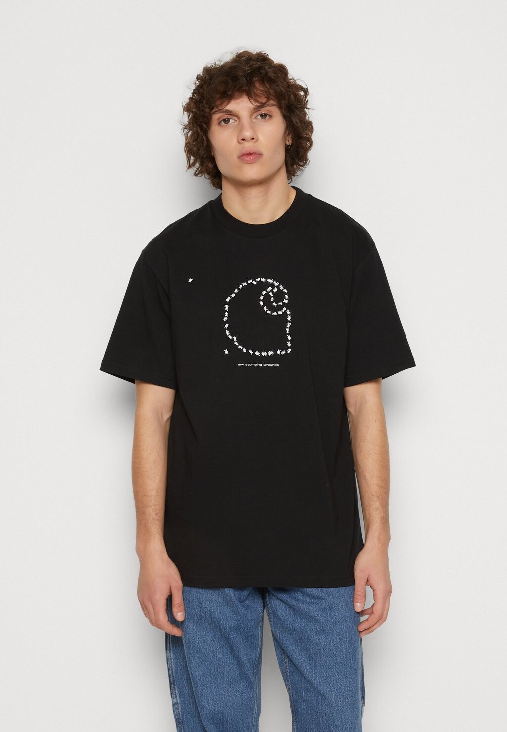 

Футболка с принтом Carhartt WIP, черный