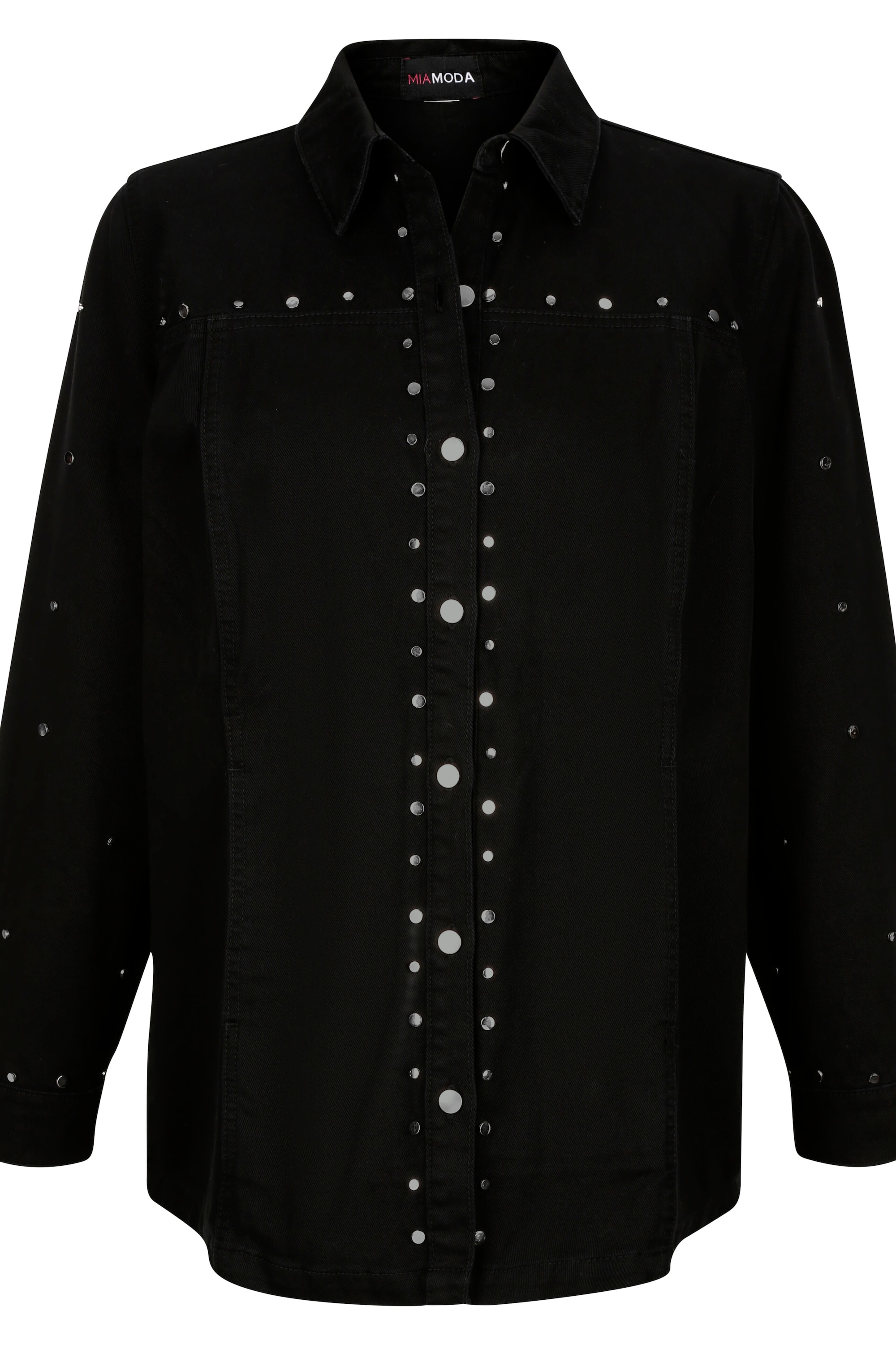Блуза MIAMODA Hemd, черный