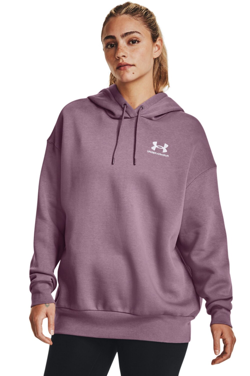 

Толстовка из флиса Essential зеленого цвета в стиле оверсайз Under Armour, фиолетовый, Зеленый