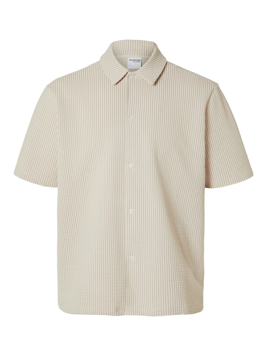 

Рубашка SELECTED HOMME Comfort fit Button Up SLHBen, бежевый