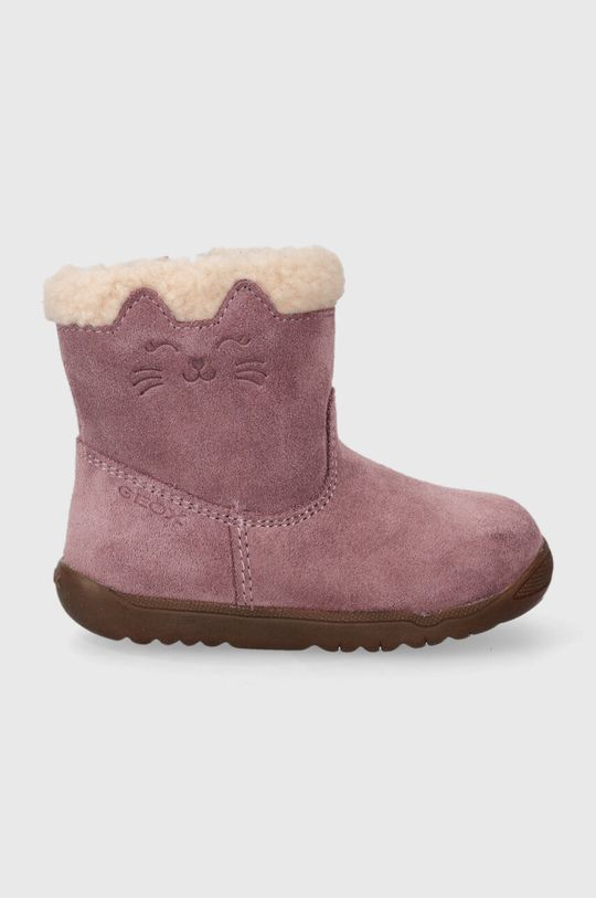 Зимняя замшевая обувь для детей Geox, фиолетовый