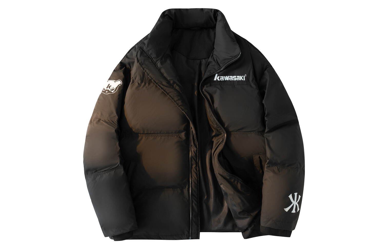 

Пуховик унисекс Kawasaki, Черный (тип мотоцикла)