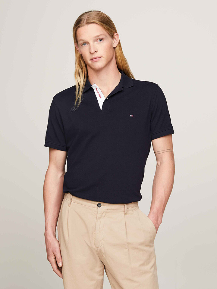 

Поло Tommy Hilfiger, темно-синий