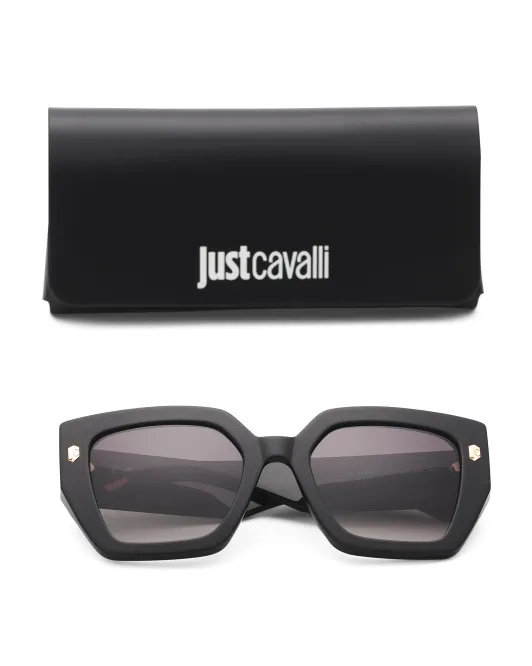

Солнцезащитные очки 53 мм Just Cavalli, черный/синий