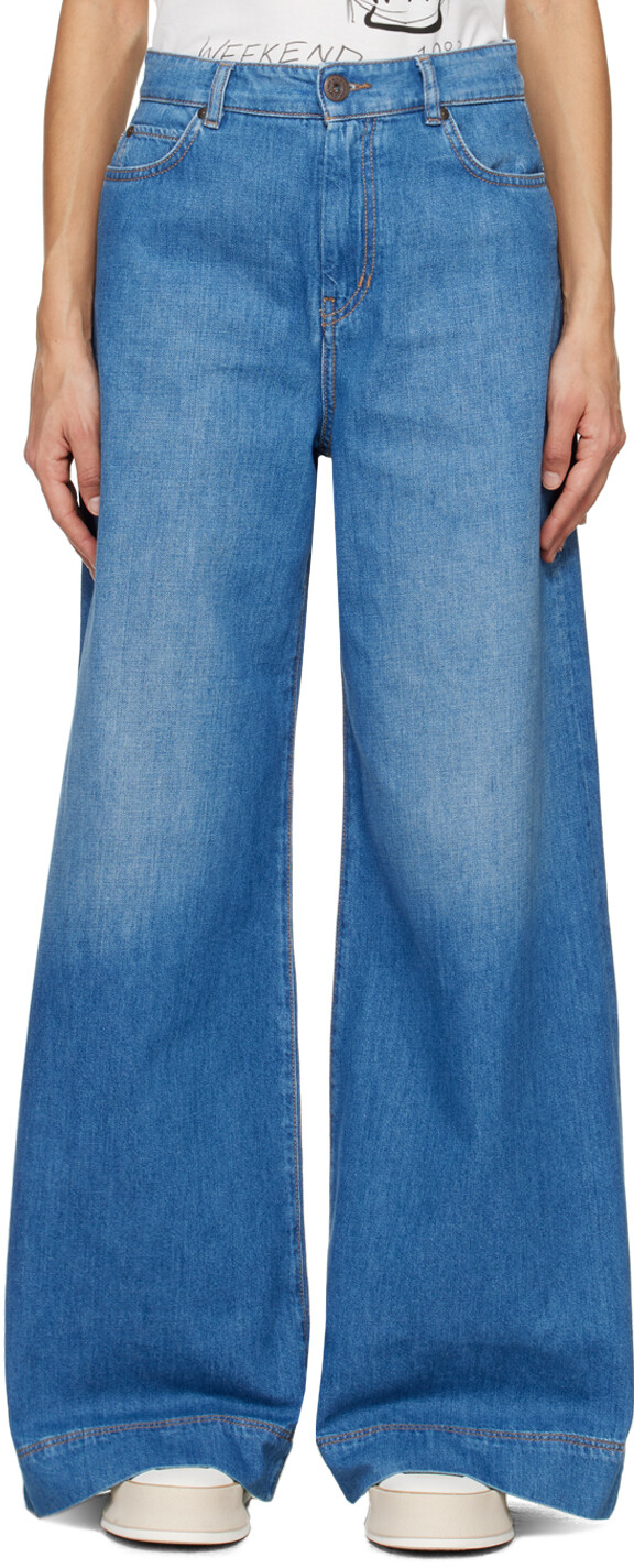 

Синие джинсы Vega Weekend Max Mara