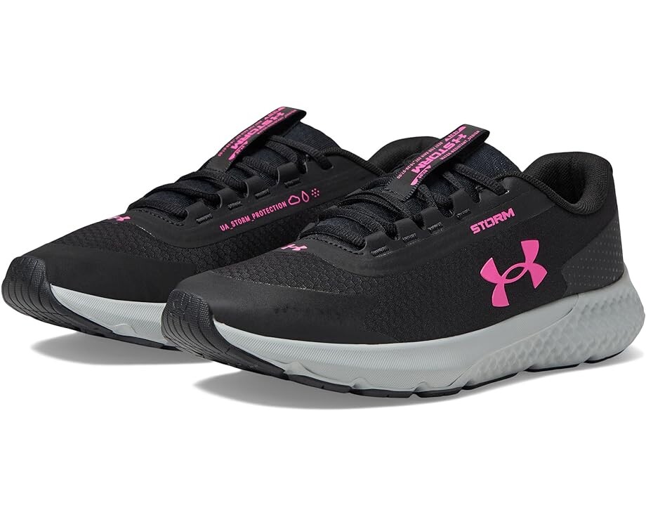 Кроссовки Under Armour Charged Rogue 3 Waterproof, цвет Black/Jet Gray/Rebel Pink играйте в шорты 3 0 under armour цвет black rebel pink rebel pink