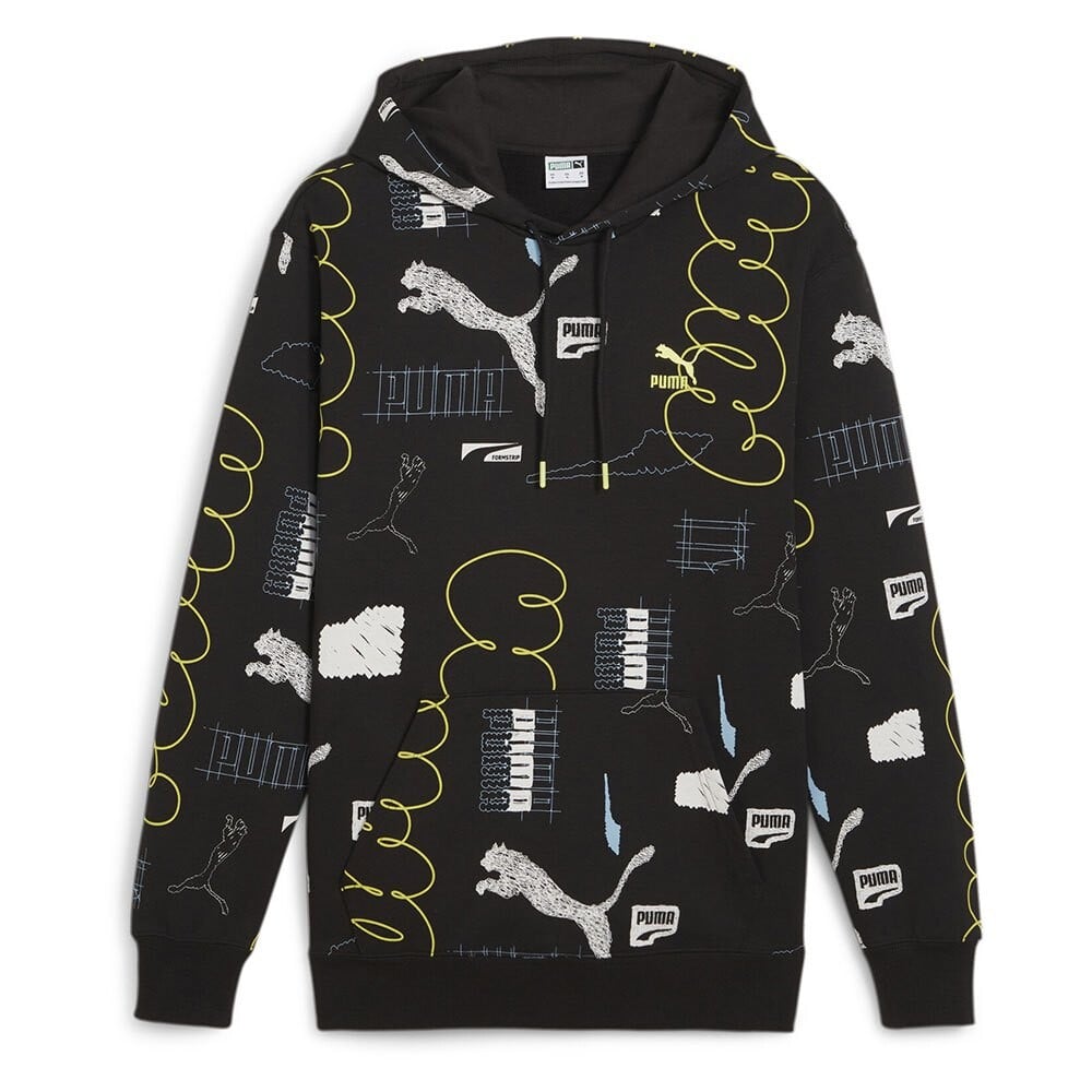 

Худи Puma Classics Brand Love Aop, черный