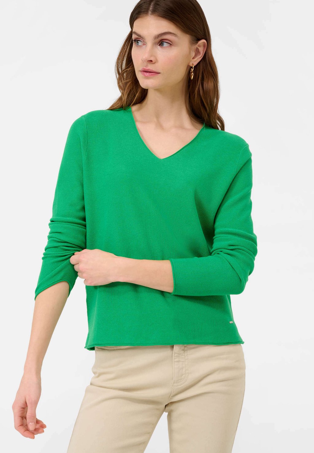 цена Вязаный свитер STYLE LESLEY BRAX, цвет apple green