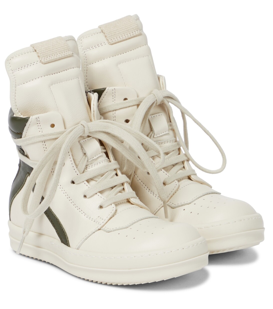 

Высокие кеды Geobasket Rick Owens, белый