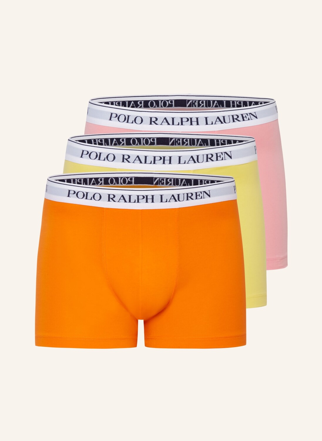 

3 пары боксеров Polo Ralph Lauren, розовый