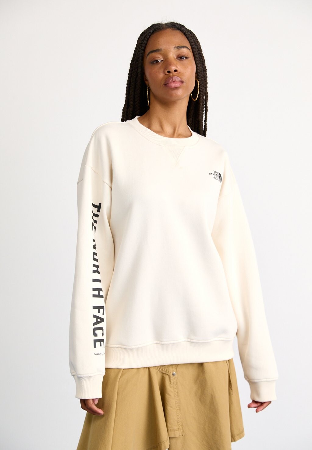 

Толстовка CREW VARSITY GRAPHIC The North Face, кремовый