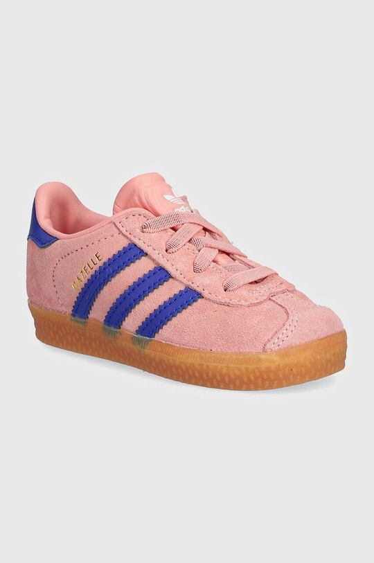 

Детские кроссовки GAZELLE CF EL adidas Originals, розовый