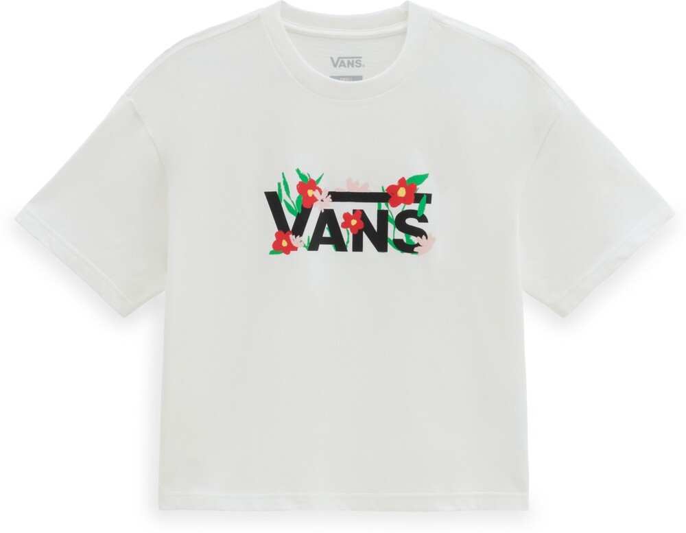 

Топ Vans Fleurs Os Crop Ss, бежевый
