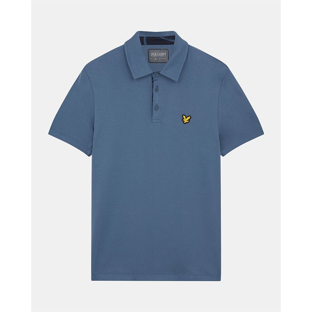 

Поло Lyle & Scott Contour Placket, синий