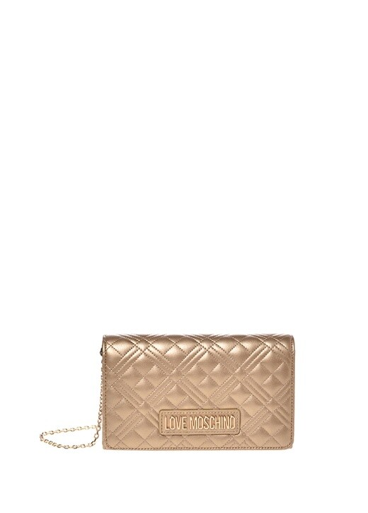 

Светло-коричневая женская сумка через плечо Love Moschino