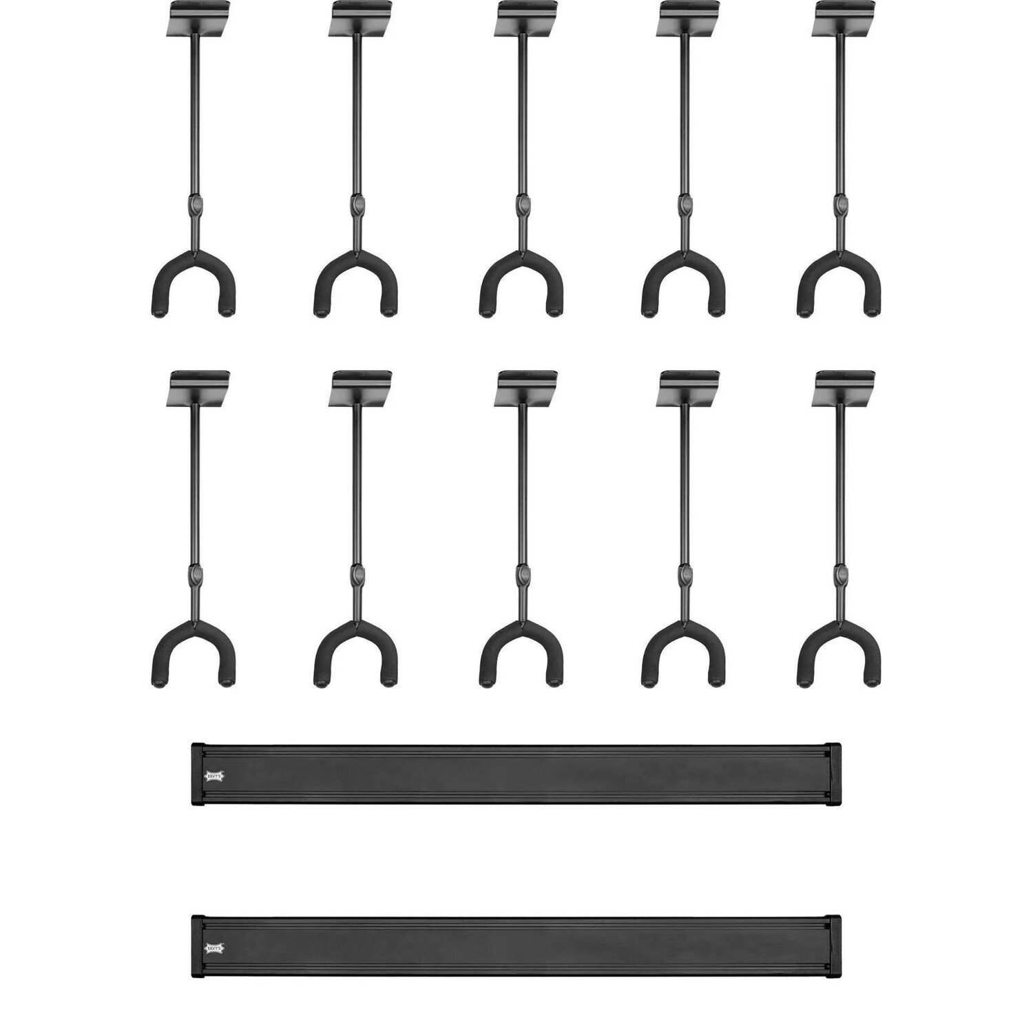 

Новая регулируемая подвеска для гитары Levy's с планчатыми стенками и настенными направляющими панелями — упаковка из 10 штук