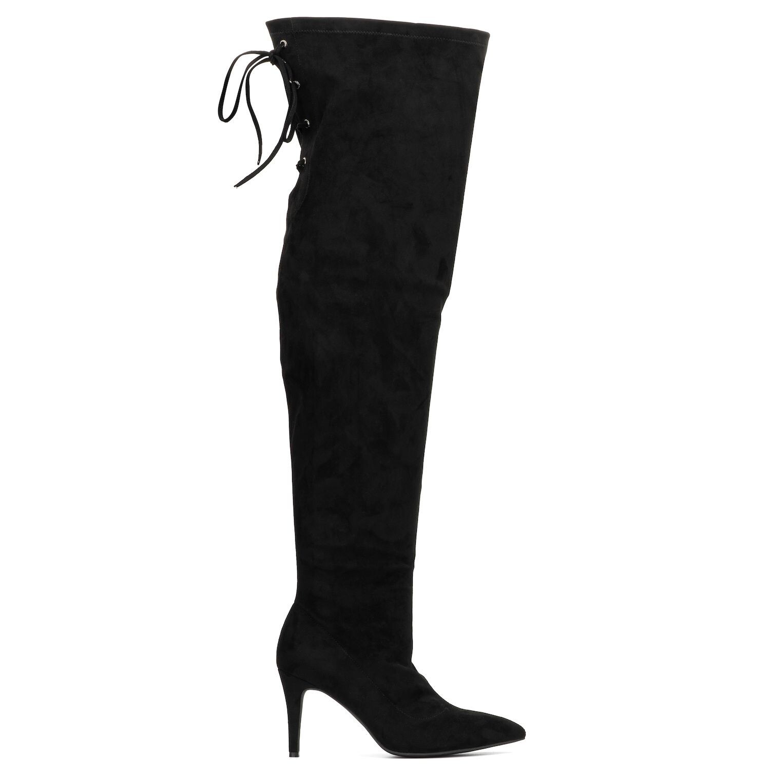

Женские очень широкие сапоги до бедра по фигуре Larissa Fashion to Figure