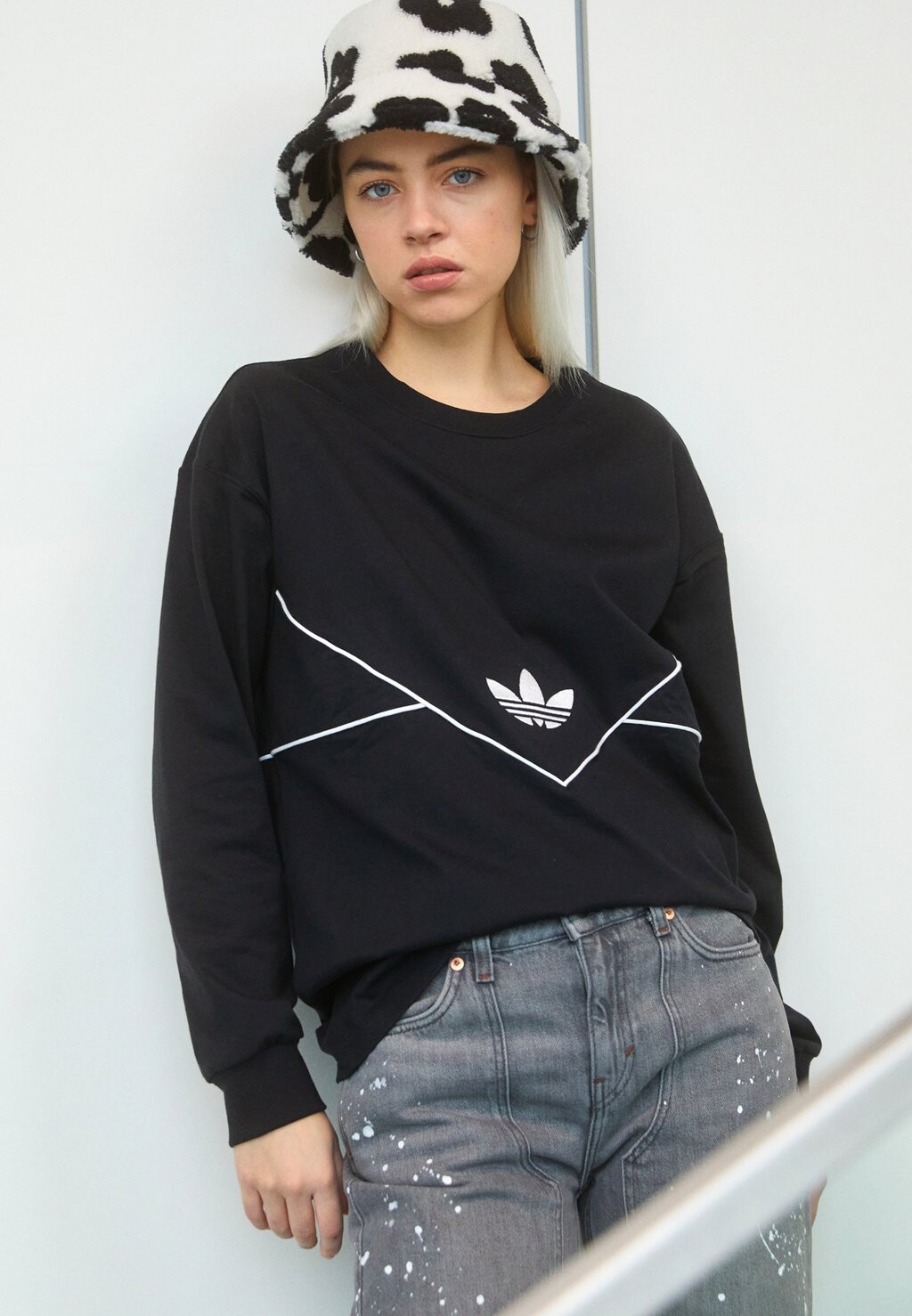 

Рубашка с длинным рукавом adidas Originals, черный