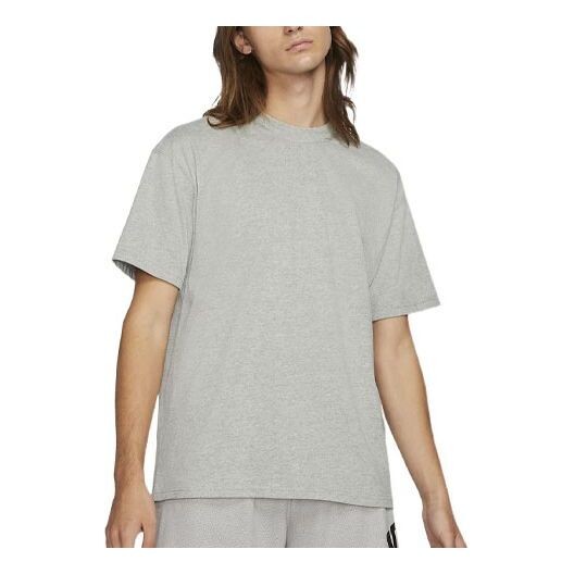 

Футболка Men's Nike Solid Color Loose Round Neck Short Sleeve Dark Grey T-Shirt, серый