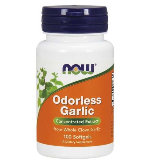 Odorless Garlic - Чеснок без запаха (100 капсул) Now Foods