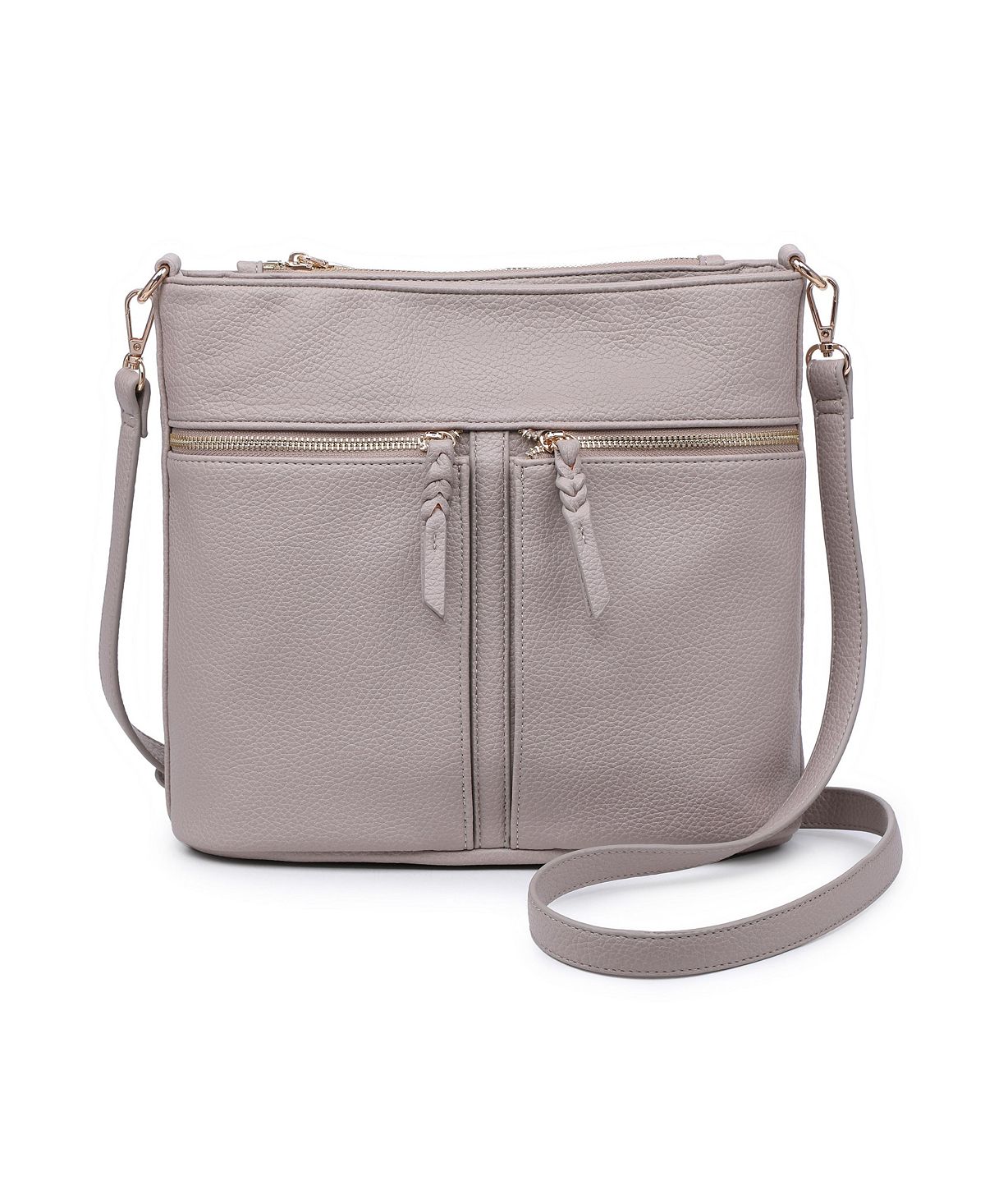 Маленькая сумка через плечо Nova Moda Luxe, серый маленькая сумка через плечо nova moda luxe