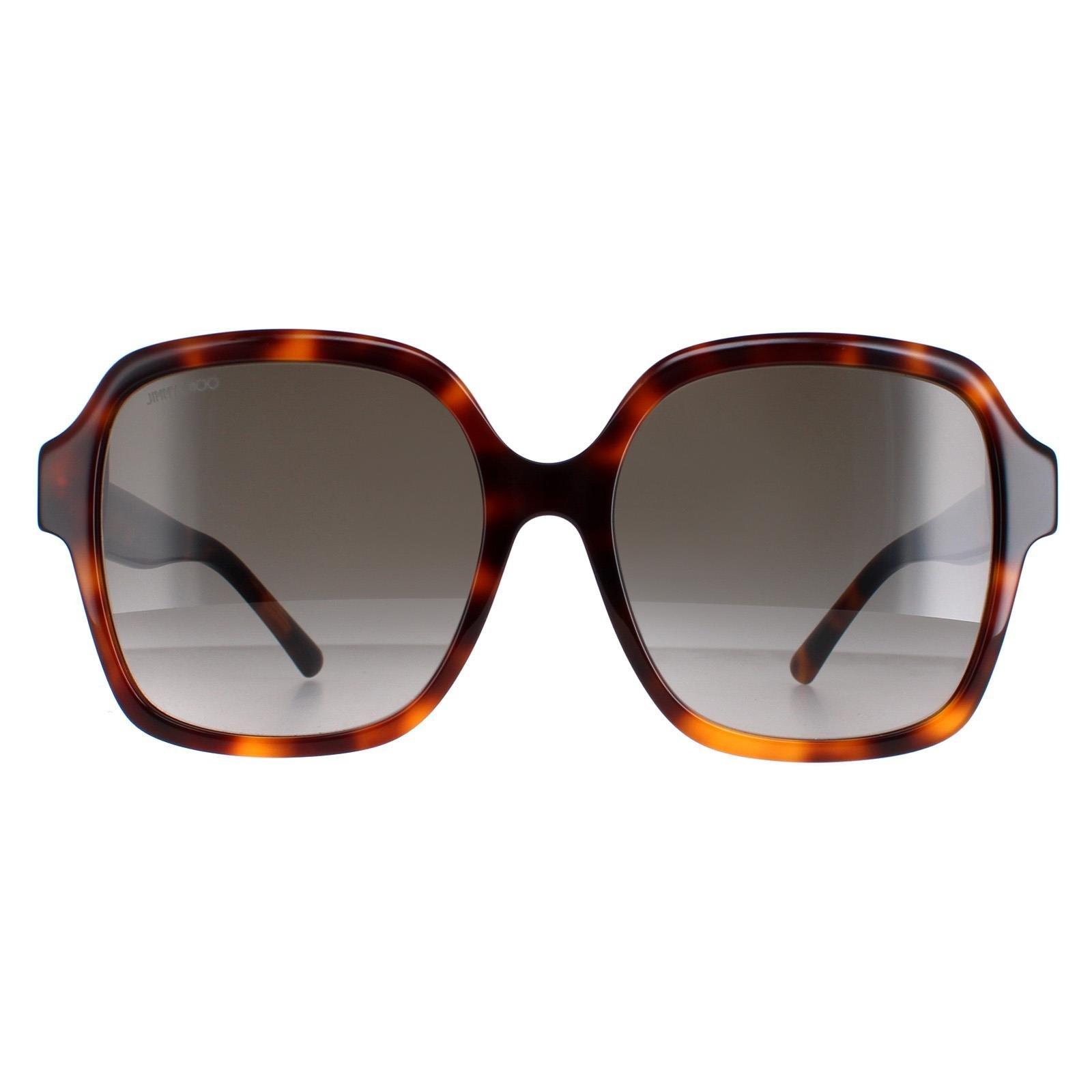 Квадратный Тёмный Гавана Коричневый Градиент Rella/G/S Jimmy Choo, коричневый солнцезащитные очки женские maxmara mm marilyn g