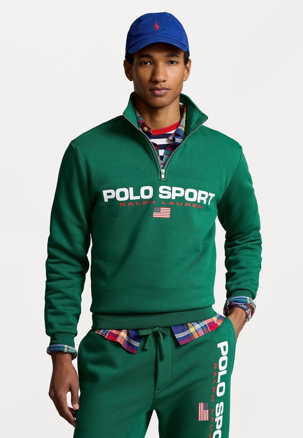 Толстовка LONG SLEEVE UNISEX Ralph Lauren, цвет tennis green