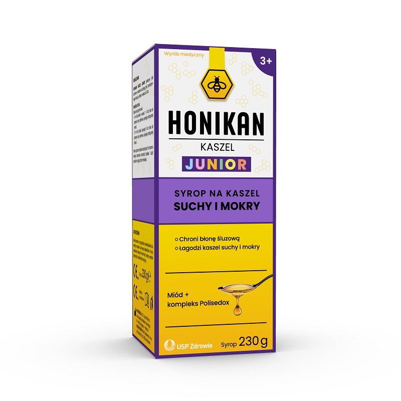 цена Honikan Kaszel Junior Syrop сироп от кашля, 230 g