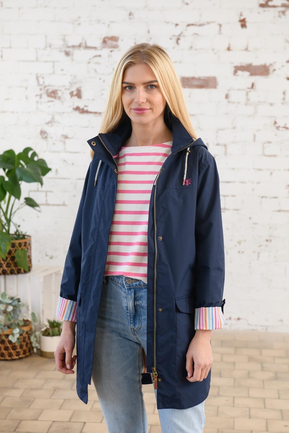 

Водонепроницаемый плащ Rebecca — пальто для улицы весна-лето Lighthouse Clothing, темно-синий