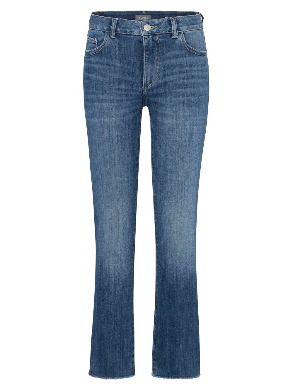Прямые джинсы до щиколотки со средней посадкой Mara Instasculpt DL1961 Premium Denim
