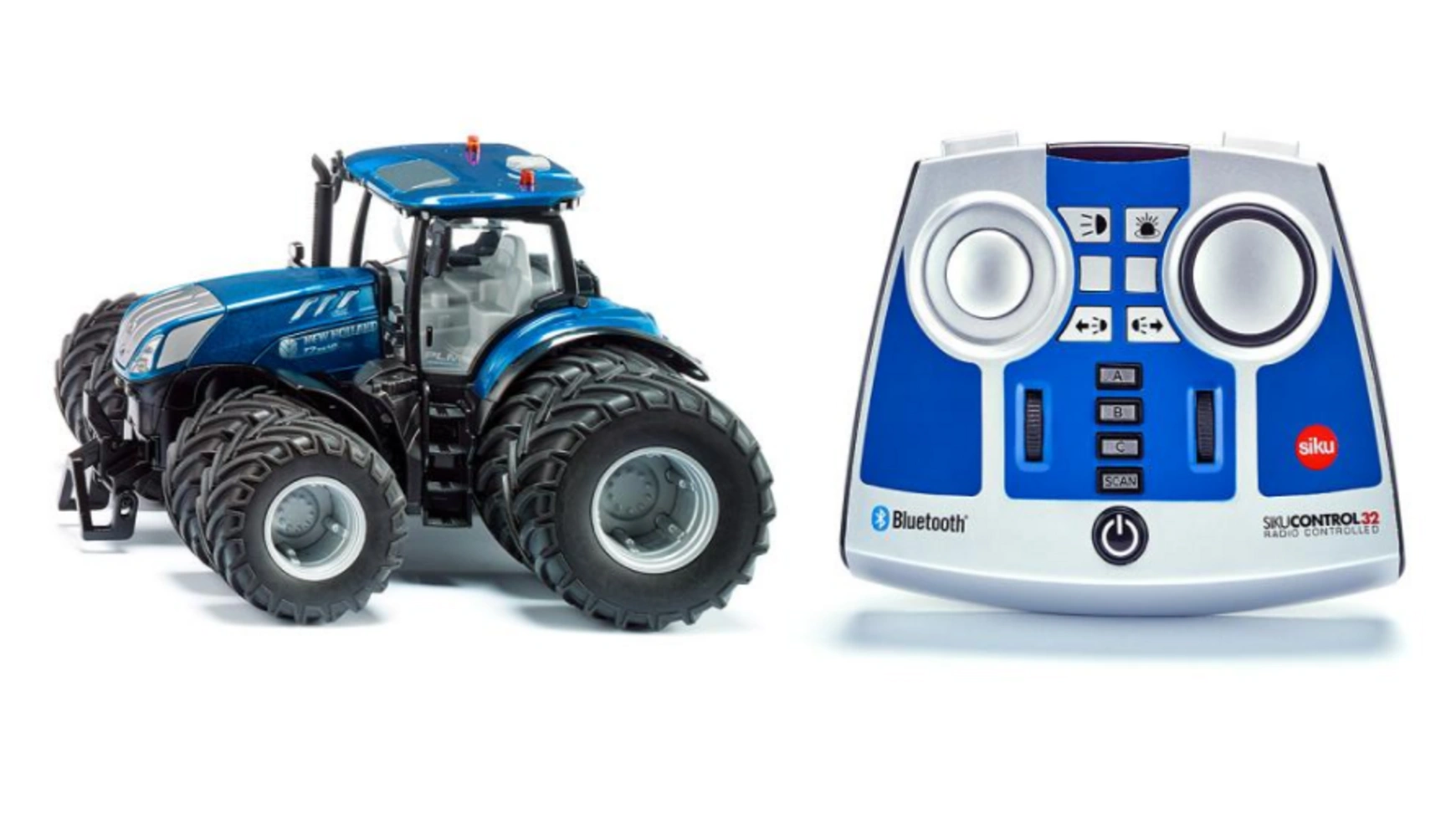 

Control new holland t7315 с двойными шинами, bluetooth и модулем дистанционного управления control Siku