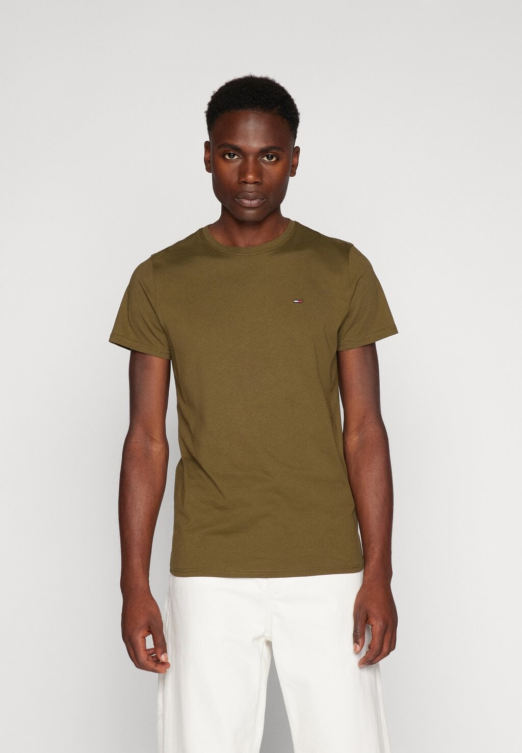 

Базовая футболка Original Tee Tommy Jeans, цвет drab olive green
