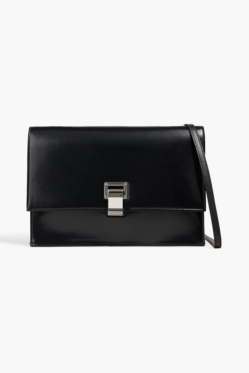 

Сумка на плечо Lunch из блестящей искусственной кожи PROENZA SCHOULER, черный