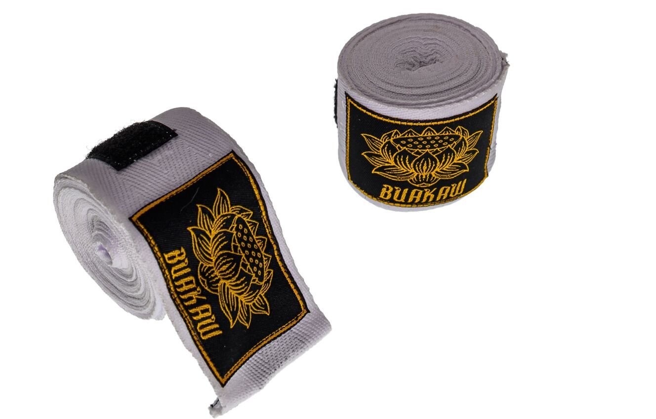 

Боксерские бинты Buakaw, белый