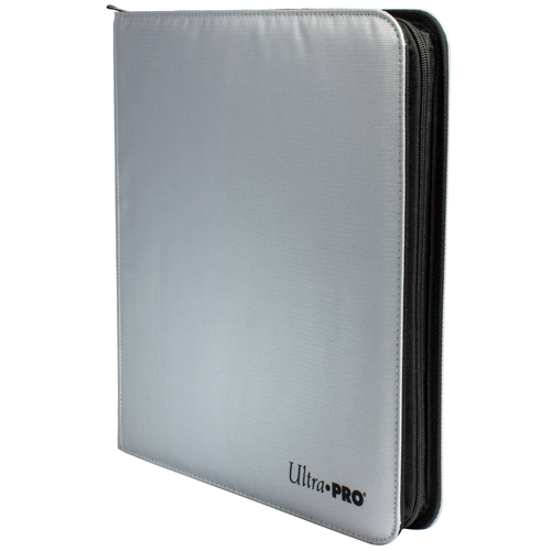 цена Папка для карт Ultra Pro 12-Pocket Zippered Pro-Binder – Silver Ultra Pro