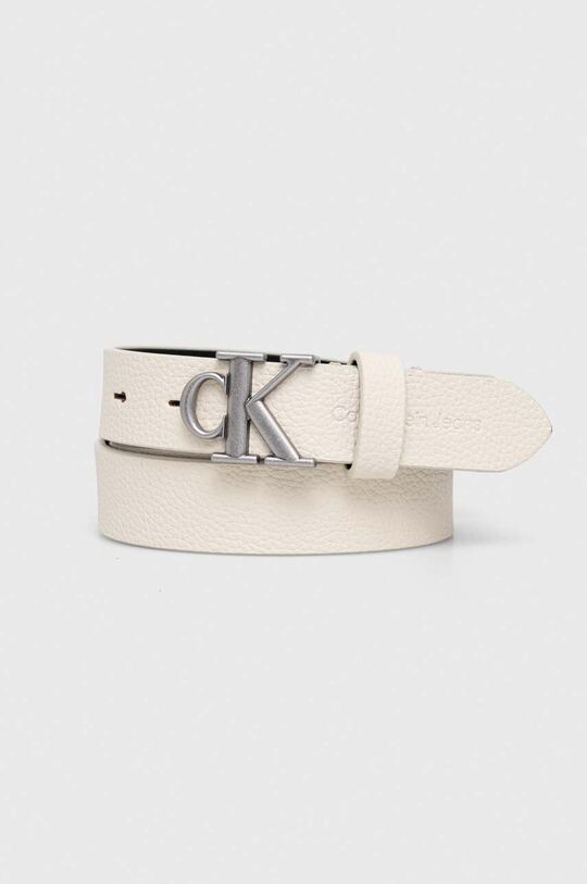 

Кожаный ремень Calvin Klein Jeans, белый