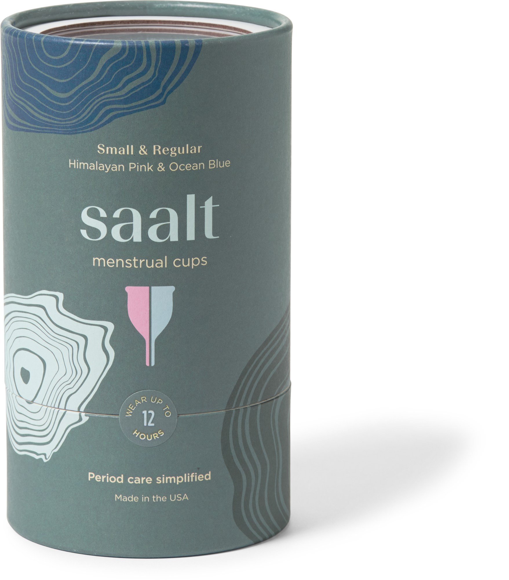 Менструальная чаша Duo Pack — маленькая/обычная — набор из 2 шт. Saalt, мультиколор medical silicone menstrual cup