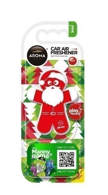 цена Ароматическая подвеска в машину Aroma Car Manny Santa , 1 шт