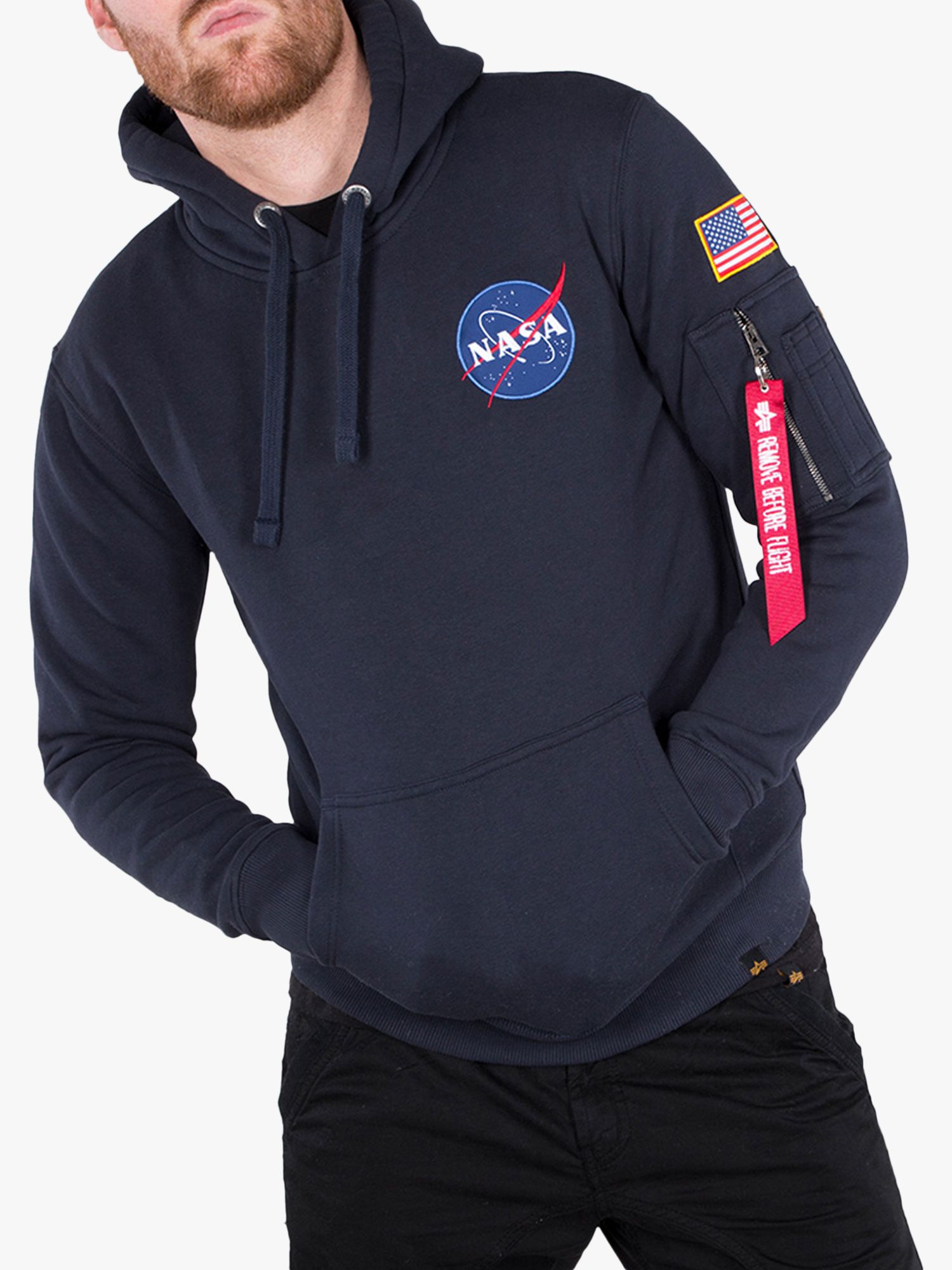 Толстовка X НАСА Шаттл космического корабля Alpha Industries alpha industries nasa worm logo hoodie