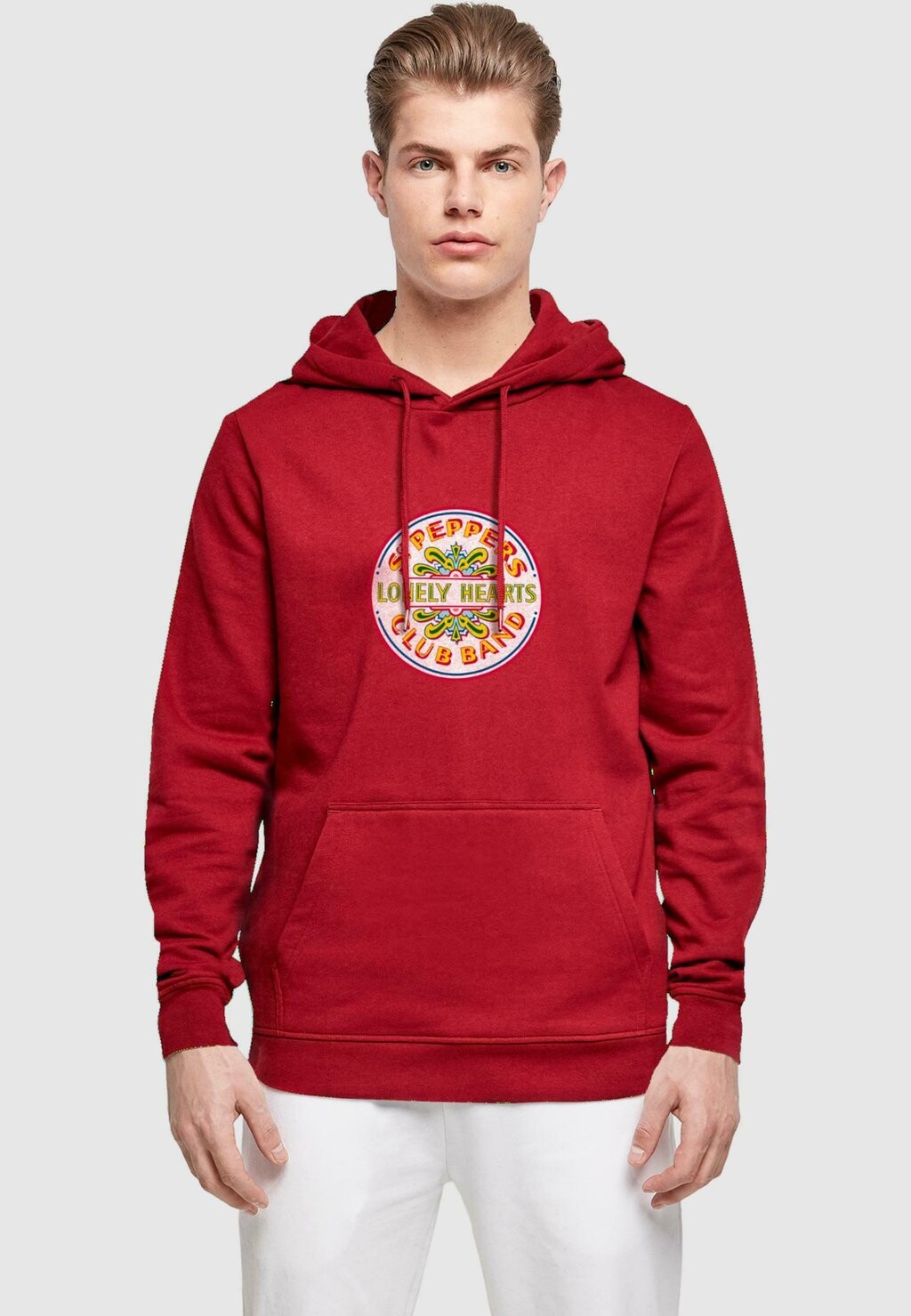 

Толстовка Beatles Sgt Pepper'S Lonely Hearts Basic Merchcode, цвет burgundy