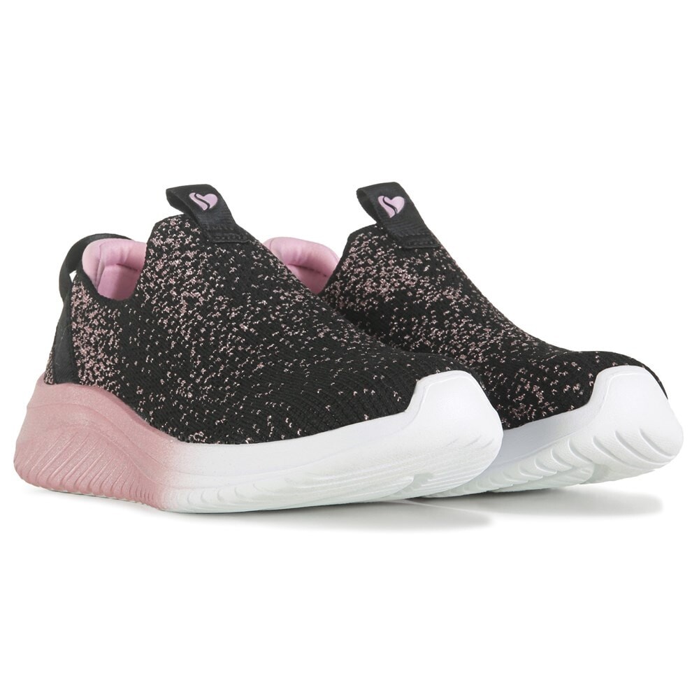

Детские кроссовки без шнуровки Ultra Flex Little/Big Kid Skechers, розовый