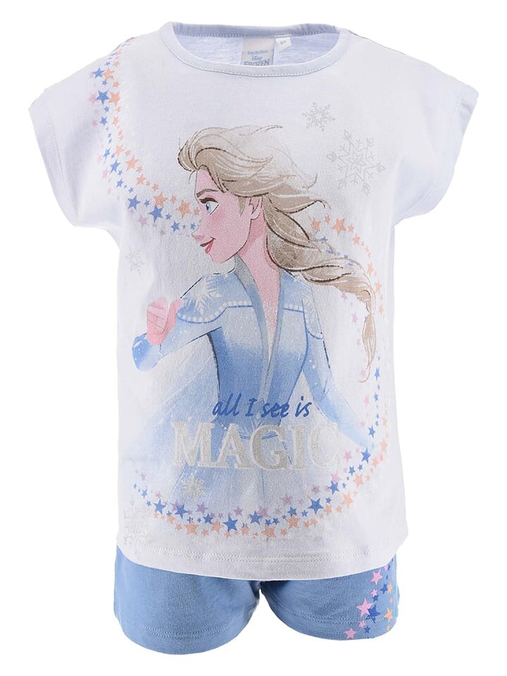 

Футболка Disney Frozen 2tlg Outfit Frozen, цвет weiß/hellblau