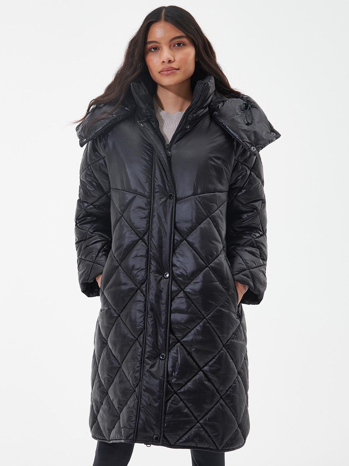

Стеганое пальто International Benson Barbour, черный