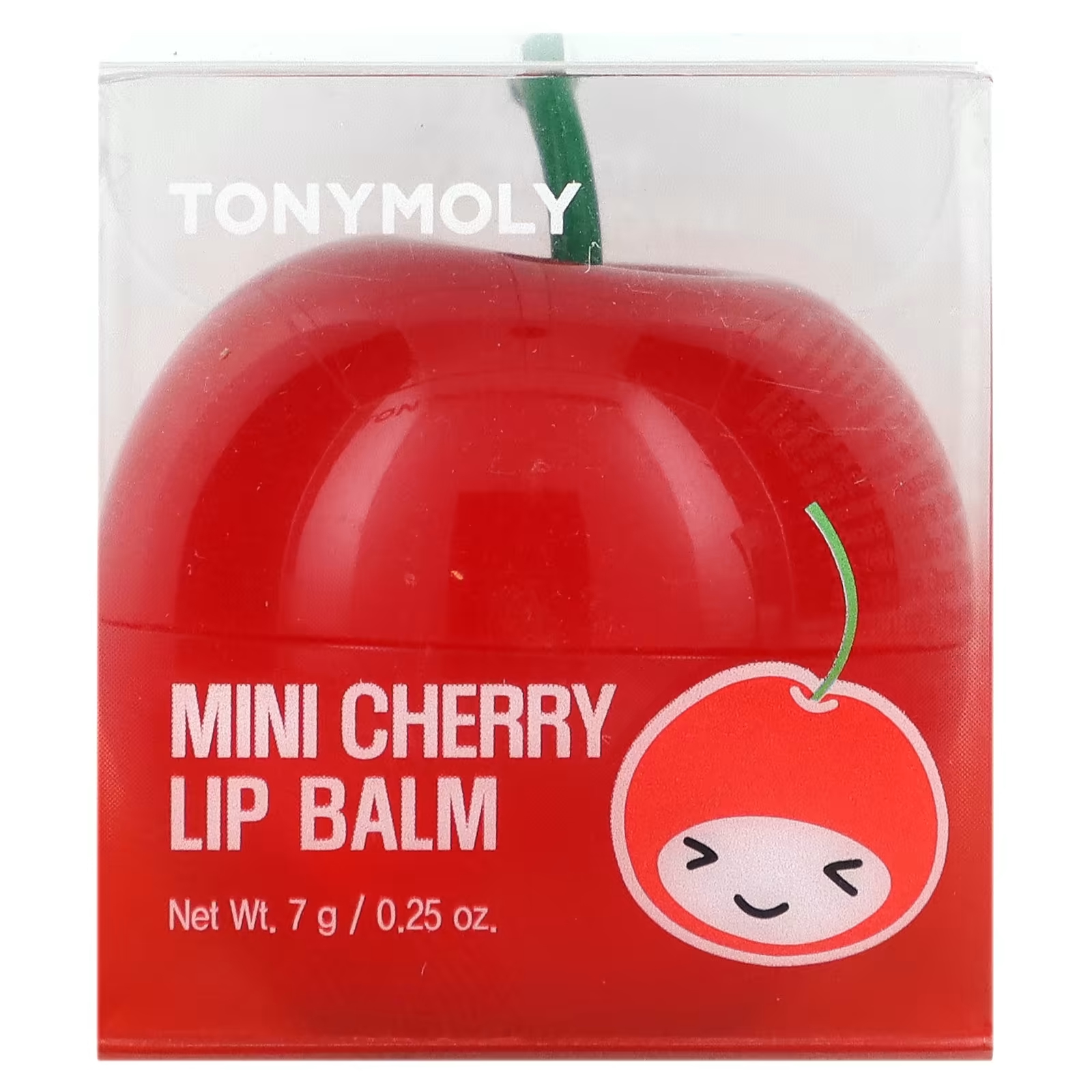 Мини-бальзам для губ «Вишня» 0,25 унции (7 г) Tony Moly бальзам для губ tony moly jelly melt арбуз 9 г