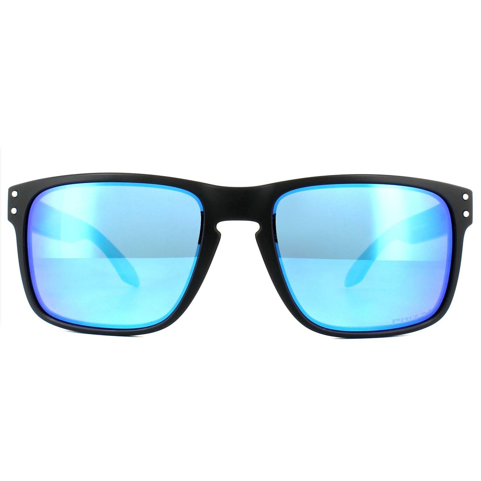 цена Прямоугольные матово-черные поляризованные солнцезащитные очки Prizm с сапфировым стеклом Oakley, черный